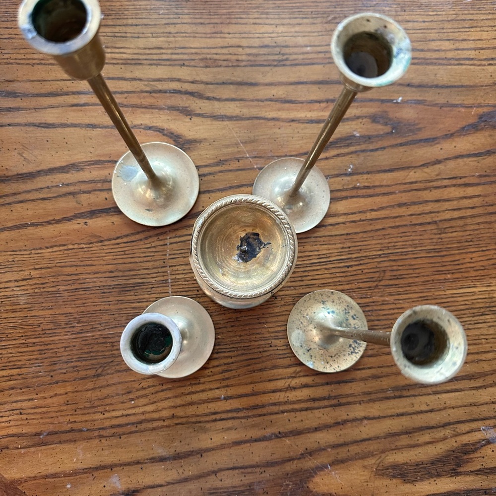 Gold metal home decor bundle - Picture 5 of 8